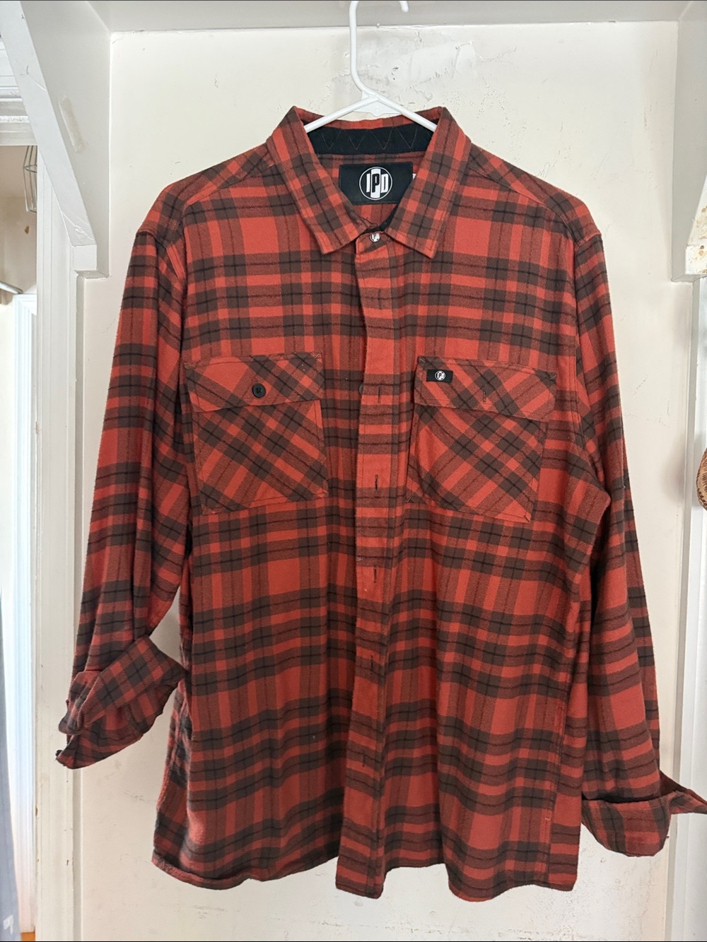 IPD surfwear men’s flannel large